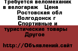 Требуется веломеханик в велогараж › Цена ­ 15 000 - Ростовская обл., Волгодонск г. Спортивные и туристические товары » Другое   